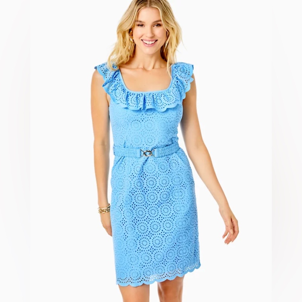 Lilly Pulitzer Ryann Eyelet Shift Dress